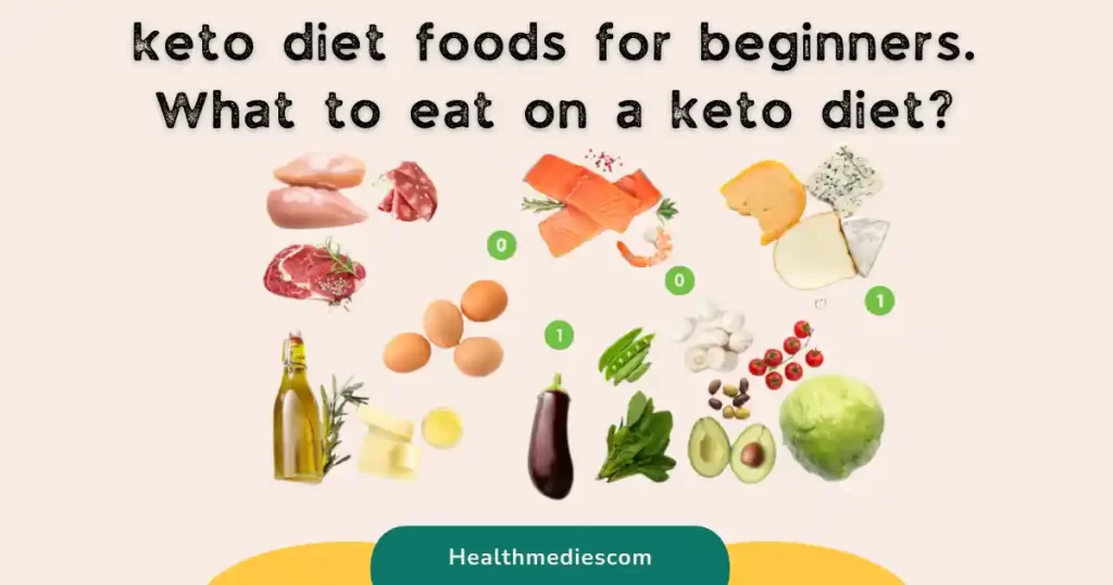 keto diet foods for beginners. What to eat on a keto diet?