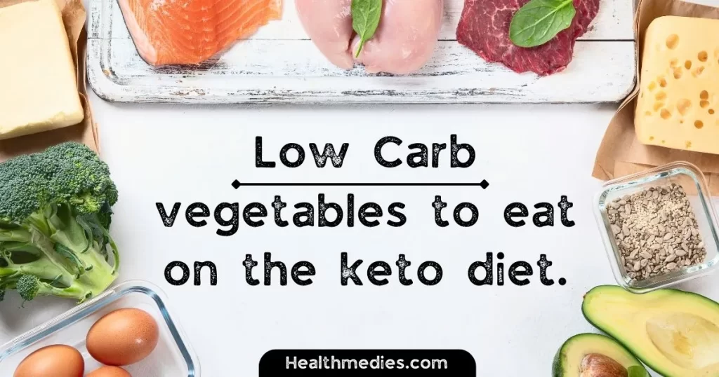 low carb vegetables for keto diet